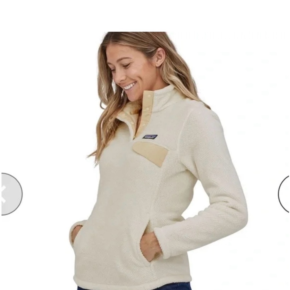 Patagonia Cream Fleece Pullover